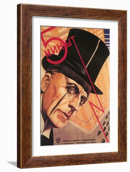 Russian Film Poster-null-Framed Art Print