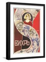 Russian Film Poster-null-Framed Art Print