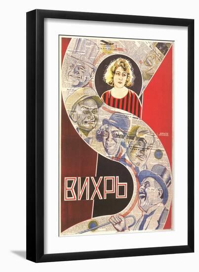 Russian Film Poster-null-Framed Art Print