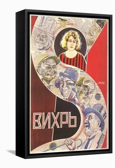 Russian Film Poster-null-Framed Stretched Canvas