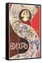 Russian Film Poster-null-Framed Stretched Canvas