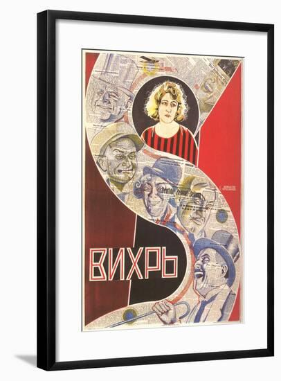 Russian Film Poster-null-Framed Art Print