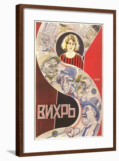 Russian Film Poster-null-Framed Art Print