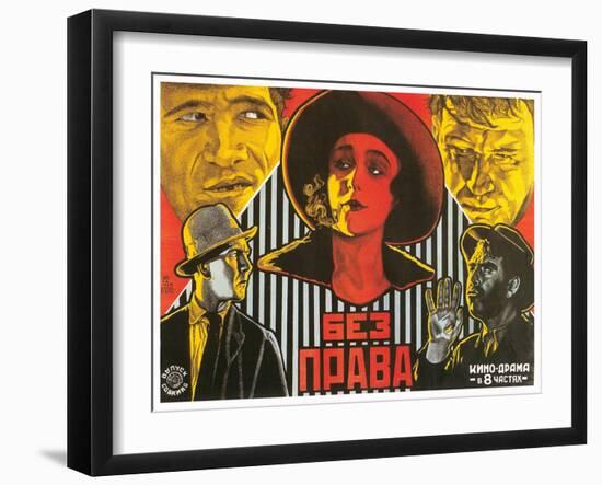 Russian Film Poster-null-Framed Art Print