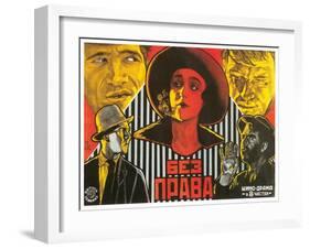 Russian Film Poster-null-Framed Art Print