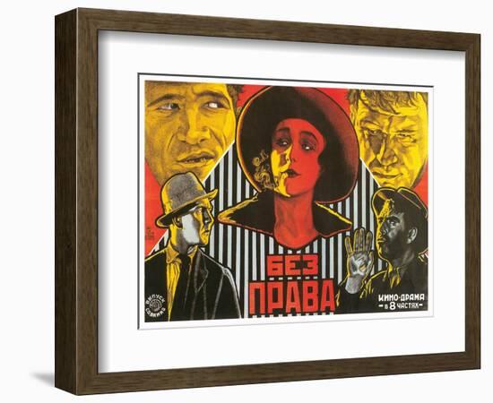 Russian Film Poster-null-Framed Art Print