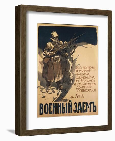 Russian First World War Poster, 1916-null-Framed Giclee Print