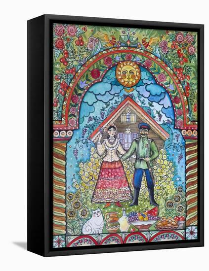 Russian Folk-Oxana Zaika-Framed Stretched Canvas