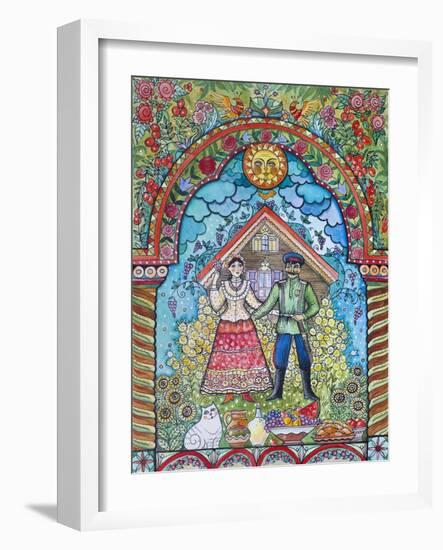 Russian Folk-Oxana Zaika-Framed Giclee Print