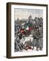 Russian General Directing the Campaign from His Car, Russo-Japanese War, 1904-null-Framed Giclee Print