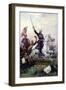 Russian General Mikhail Skobelev on Horseback-Nikolai Dmitrievich Dmitriev-Orenburgsky-Framed Giclee Print