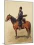 Russian Guard Cossack on Horseback, Ataman Regiment, 1884-Edouard Pinel-Mounted Giclee Print