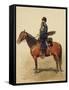 Russian Guard Cossack on Horseback, Ataman Regiment, 1884-Edouard Pinel-Framed Stretched Canvas