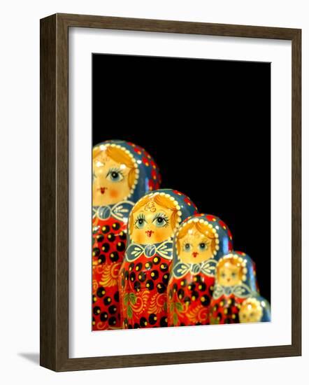 Russian Handicrafts, Matrushka Nesting Dolls-Cindy Miller Hopkins-Framed Photographic Print