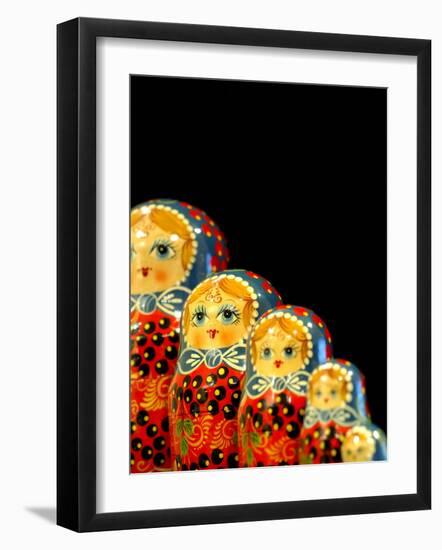 Russian Handicrafts, Matrushka Nesting Dolls-Cindy Miller Hopkins-Framed Photographic Print