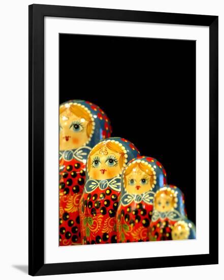 Russian Handicrafts, Matrushka Nesting Dolls-Cindy Miller Hopkins-Framed Photographic Print