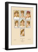 Russian Hats and Hairstyles-Racinet-Framed Art Print