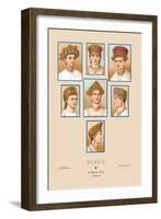 Russian Hats and Hairstyles-Racinet-Framed Art Print