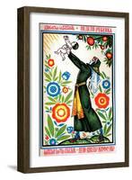 Russian Health Poster, C1935-null-Framed Giclee Print