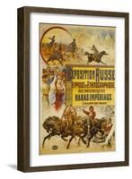 Russian Horse-Show and Ethnographic Exhibition at the Champ-De-Mars-Nicolas Tamagno-Framed Giclee Print