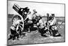 Russian Howitzer at Practice Fire, First World War, 1914-null-Mounted Giclee Print