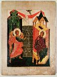 Icon Depicting the Bird of Paradise (Oil on Panel)-Russian-Giclee Print