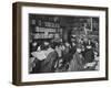 Russian Immigrants in London Library-null-Framed Art Print