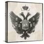 Russian Imperial Double-Headed Eagle-Pannempker-Stretched Canvas