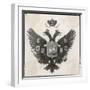 Russian Imperial Double-Headed Eagle-Pannempker-Framed Art Print