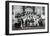 Russian Imperial Family Outside the Catherine Palace, Tsarskoye Selo, Russia, Early 20th Century-K von Hahn-Framed Giclee Print