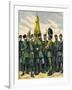 Russian Infantry 1892-null-Framed Art Print