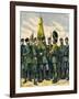 Russian Infantry 1892-null-Framed Art Print