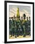 Russian Infantry 1892-null-Framed Art Print