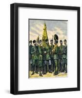 Russian Infantry 1892-null-Framed Art Print