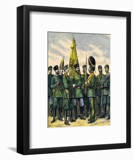 Russian Infantry 1892-null-Framed Art Print