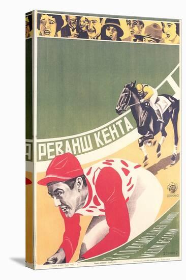 Russian Jockey Film Poster-null-Stretched Canvas