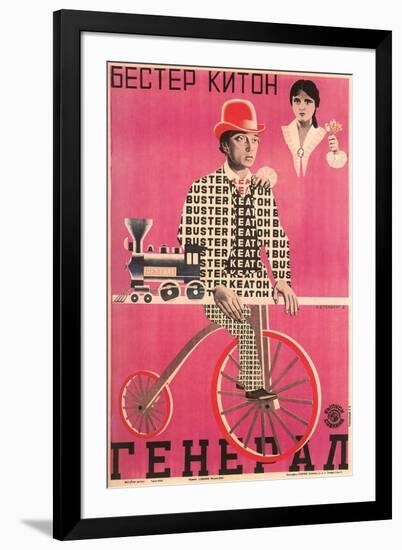 Russian Keaton Film Poster-null-Framed Art Print