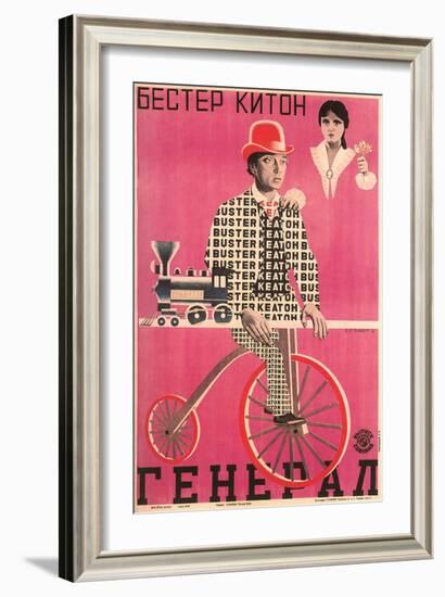 Russian Keaton Film Poster-null-Framed Art Print