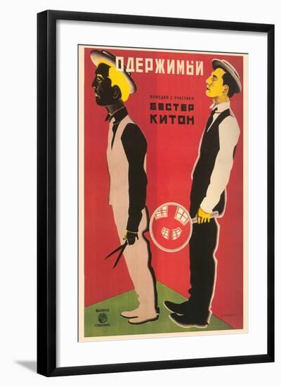 Russian Keaton Film Poster-null-Framed Art Print