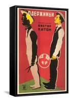 Russian Keaton Film Poster-null-Framed Stretched Canvas