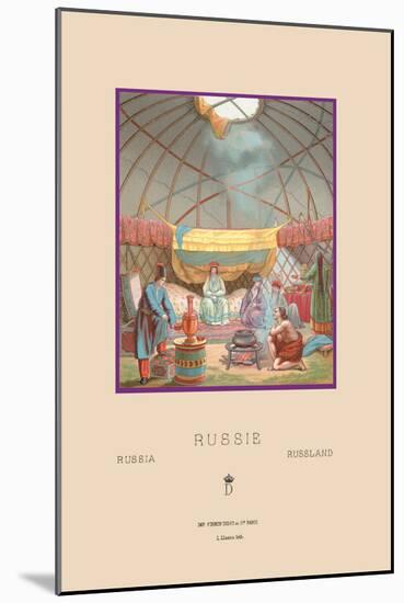 Russian Kibitka-Racinet-Mounted Art Print