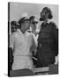 Russian Major Yuri A. Gagarin and Cuban President Fidel Castro, During July 26th Celebrations-null-Stretched Canvas