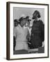 Russian Major Yuri A. Gagarin and Cuban President Fidel Castro, During July 26th Celebrations-null-Framed Photographic Print