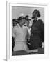 Russian Major Yuri A. Gagarin and Cuban President Fidel Castro, During July 26th Celebrations-null-Framed Photographic Print