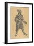 Russian Male Dancer-Leon Bakst-Framed Premium Giclee Print