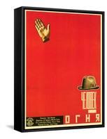 Russian Man of Fire Film Poster-null-Framed Stretched Canvas