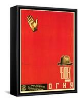 Russian Man of Fire Film Poster-null-Framed Stretched Canvas