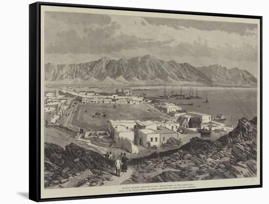 Russian Military Positions in Asia, Krasnovodsk, on the Caspian Sea-William 'Crimea' Simpson-Framed Stretched Canvas