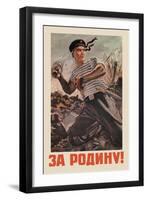 Russian Military Recruiting and Enlistment-Alexei Kokorekin-Framed Art Print