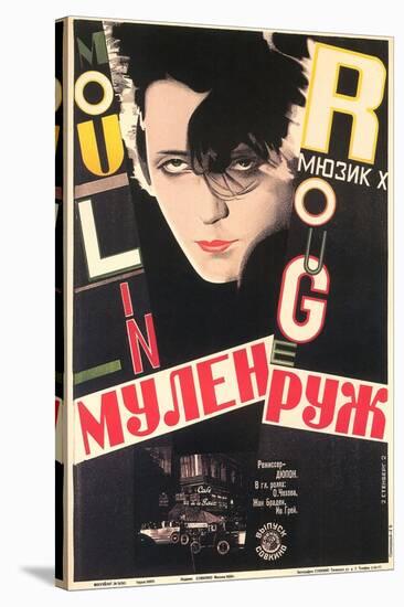 Russian Moulin Rouge Film Poster-null-Stretched Canvas